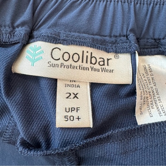 Coolibar Pull On Jogger Pants UPF 50 Lightweight 2X - Picture 7 of 8